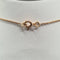 Collier Collier - Chaîne en or rose 18 carats avec saphir 58 Facettes #4204