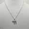 Collier Collier - Chaîne en or blanc 18 carats avec pendentif Raî 58 Facettes #4211 #4986