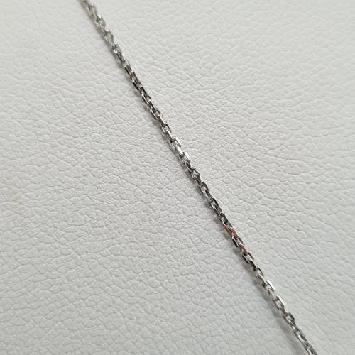 Collier Collier - Chaîne en or blanc 18 carats avec pendentif Raî 58 Facettes #4211 #4986