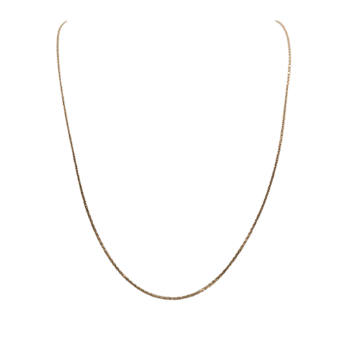 Collier Collier chaîne en or jaune 18 carats 58 Facettes #4219