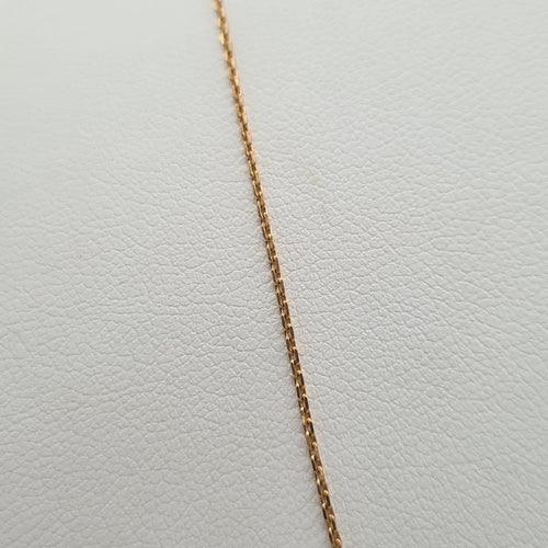 Collier Collier chaîne en or jaune 18 carats 58 Facettes #4219