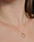 Collier Pendentif cœur en or jaune 18 carats 750 avec chaîne et diamants 58 Facettes Collier coeur or