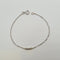 Bracelet Bracelet en or blanc 18 carats serti de diamants naturels 58 Facettes #4240