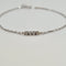 Bracelet Bracelet en or blanc 18 carats serti de diamants naturels 58 Facettes #4240