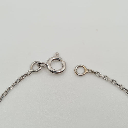 Bracelet Bracelet en or blanc 18 carats serti de diamants naturels 58 Facettes #4240