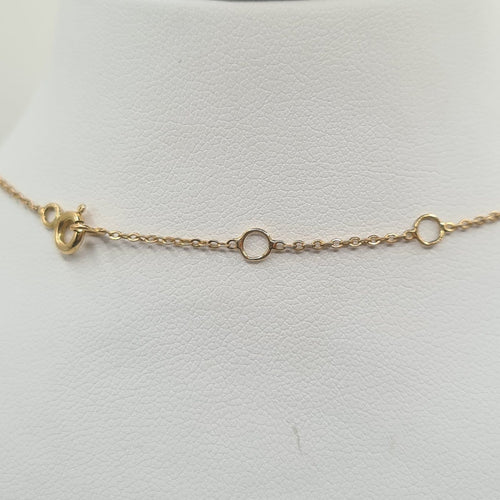 Collier Collier chaîne en or jaune 18 carats avec diamants naturels 58 Facettes #4267