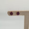 Boucles d'oreilles Boucles d’oreilles en or jaune 18k avec grenat 58 Facettes #4294