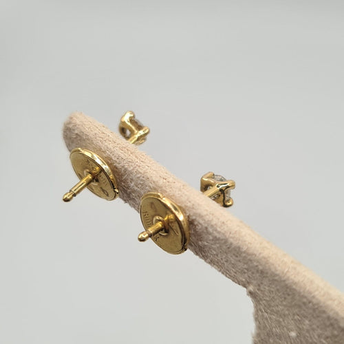 Boucles d'oreilles Boucles d’oreilles en or jaune 18k avec diamants 58 Facettes #4297