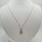 Collier Collier flamme à chaîne en or blanc 18 carats 58 Facettes #4380