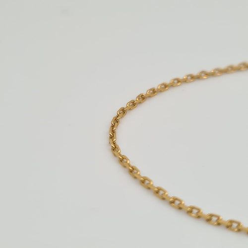 Bracelet Bracelet chaîne en or jaune 18k 58 Facettes #4408