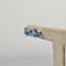 Boucles d'oreilles Boucles d’oreilles en or blanc 18k avec topazes 58 Facettes #4477