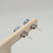 Boucles d'oreilles Boucles d’oreilles en or blanc 18k avec topazes 58 Facettes #4477