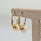Boucles d'oreilles Boucles d’oreilles en or jaune 18k avec perles 58 Facettes #4478
