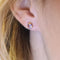 Boucles d'oreilles Boucles d’oreilles en or jaune 18k avec améthystes 58 Facettes #4481