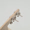 Boucles d'oreilles Boucles d’oreilles en or blanc 18k avec diamants naturels 58 Facettes #4483
