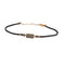 Bracelet Guidetti - Bracelet en or rose 18 kt avec cordon noir et diamants bruns 58 Facettes G4054