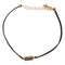 Bracelet Guidetti - Bracelet en or rose 18 kt avec cordon noir et diamants bruns 58 Facettes G4054