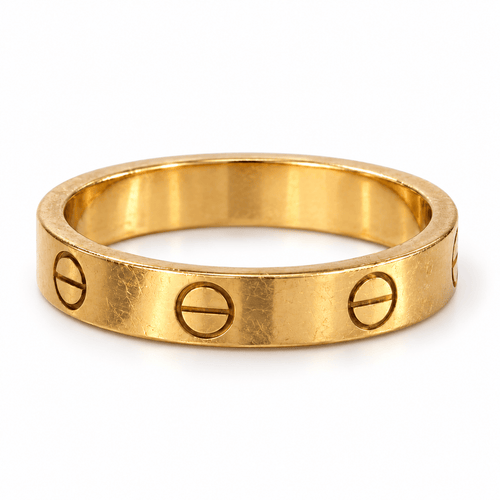 Bague 55 Cartier - Bague alliance Love en or jaune 18 carats 58 Facettes B26395
