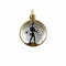 Pendentif Pendentif édouardien en cristal Essex représentant un ramoneur, en or 14 carats 58 Facettes A2002Q