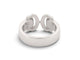 Bague 52 Cartier - Bague Double C en or blanc 18k, diamants 0,15 ct, taille 52 58 Facettes 277589