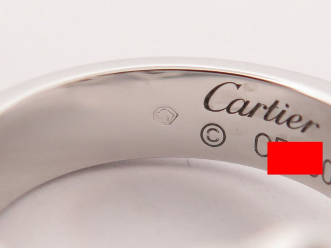 Bague 52 Cartier - Bague Double C en or blanc 18k, diamants 0,15 ct, taille 52 58 Facettes 277589