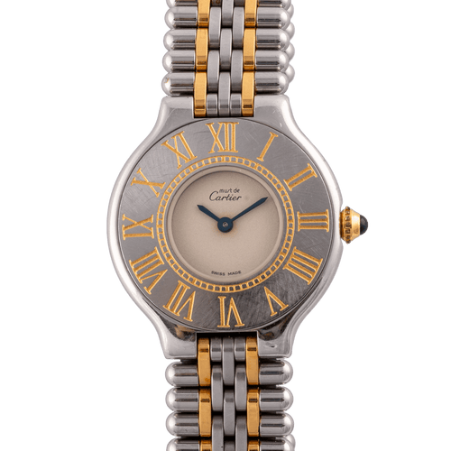 Montre Cartier - Montre Must 21 W10051F4 58 Facettes TOT-11925
