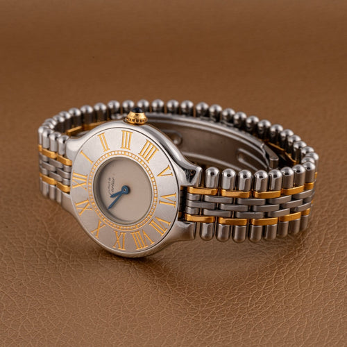 Montre Cartier - Montre Must 21 W10051F4 58 Facettes TOT-11925