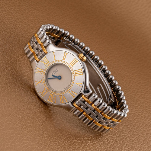Montre Cartier - Montre Must 21 W10051F4 58 Facettes TOT-11925