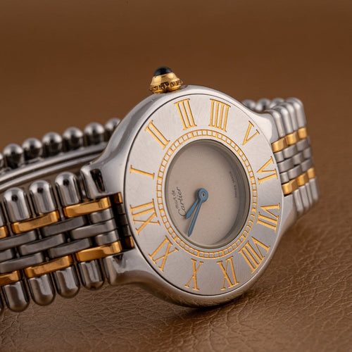 Montre Cartier - Montre Must 21 W10051F4 58 Facettes TOT-11925