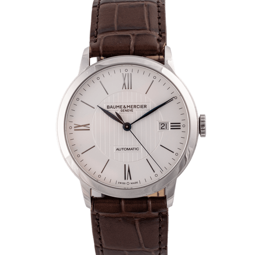 Baume & Mercier - Montre M0A10214 automatique en acier 58 Facettes TOT-12026