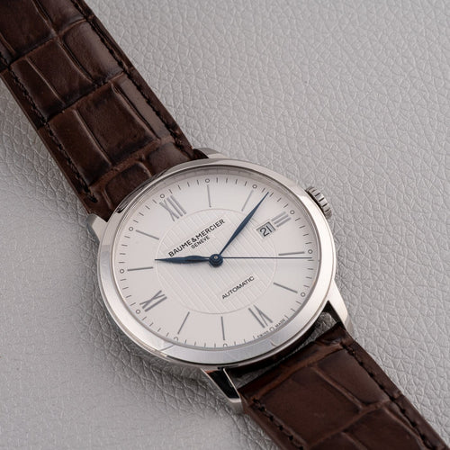 Baume & Mercier - Montre M0A10214 automatique en acier 58 Facettes TOT-12026