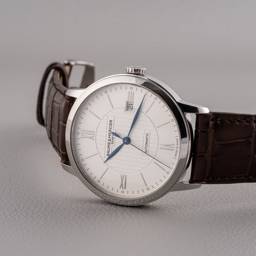 Baume & Mercier - Montre M0A10214 automatique en acier 58 Facettes TOT-12026