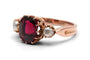 Bague 49 Art nouveau - Bague en or jaune 18 carats, grenat et perles 58 Facettes 24186