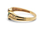 Bague 56 Bague contemporaine en or jaune 18 ct, émeraude, rubis, saphirs et diamants 58 Facettes B990