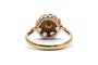 Bague 57 Bague Art déco en or jaune 18 carats, perle et diamants taille rose 58 Facettes 24187
