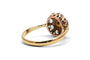 Bague 57 Bague Art déco en or jaune 18 carats, perle et diamants taille rose 58 Facettes 24187