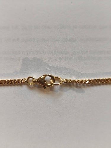 Collier Chaîne en or jaune 750/000 58 Facettes 01383