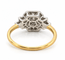 Bague 62 Bague Art déco en or jaune 18 carats, platine et diamants 58 Facettes Ug