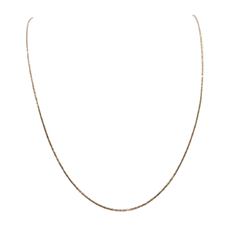 Collier Collier chaîne en or jaune 18 carats 58 Facettes #4493