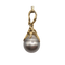Pendentif Pendentif en or jaune 18 carats avec perle de Tahiti 58 Facettes #4499