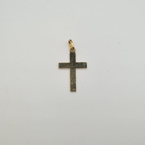 Pendentif Pendentif croix en or jaune 18 carats 58 Facettes #4501