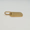 Pendentif Pendentif rectangulaire en or jaune 18 carats 58 Facettes #4503