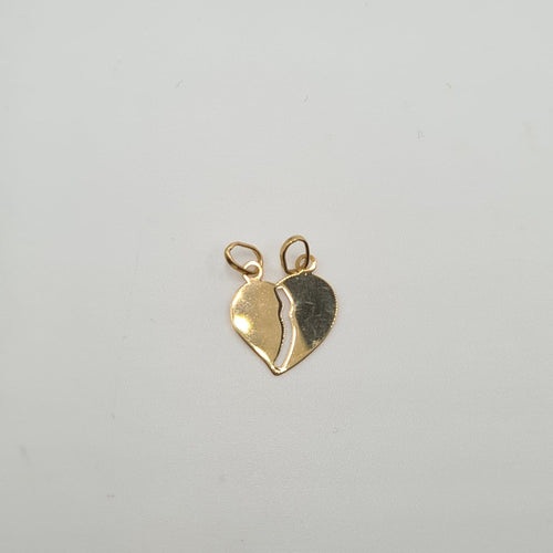 Pendentif Pendentif cœur en or jaune 18 58 Facettes #4507