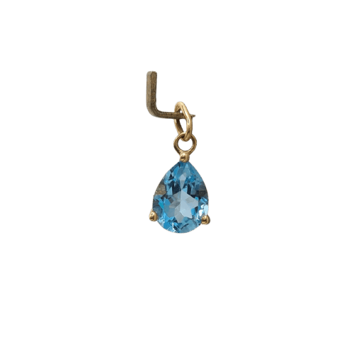 Pendentif Pendentif en or jaune 18 carats avec topaze 58 Facettes #4504
