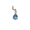 Pendentif Pendentif en or jaune 18 carats avec topaze 58 Facettes #4504