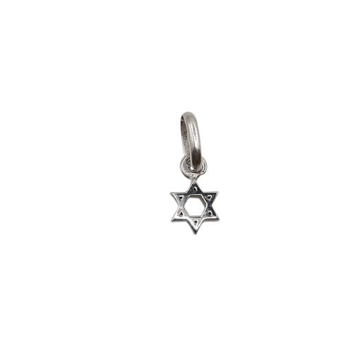 Pendentif Pendentif - Petite étoile en or blanc 18 carats 58 Facettes #4510