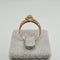 Bague 55 Bague en or rose 18k avec zircon 58 Facettes #4508
