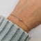 Bracelet Bracelet en or blanc 18 carats avec diamants 58 Facettes #4519