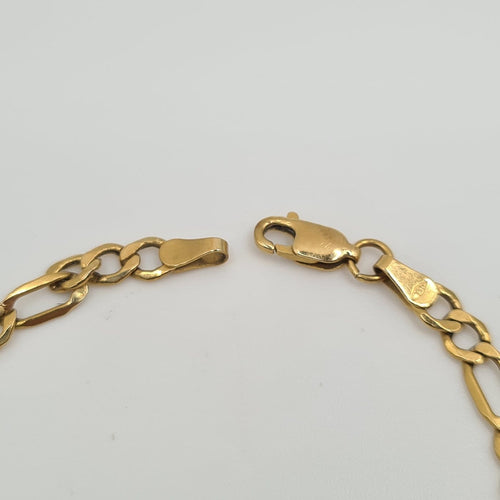 Bracelet Bracelet chaîne en or jaune 18k 58 Facettes #4533