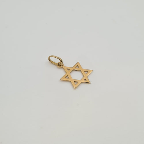 Pendentif Pendentif étoile en or jaune 18 carats 58 Facettes #4538